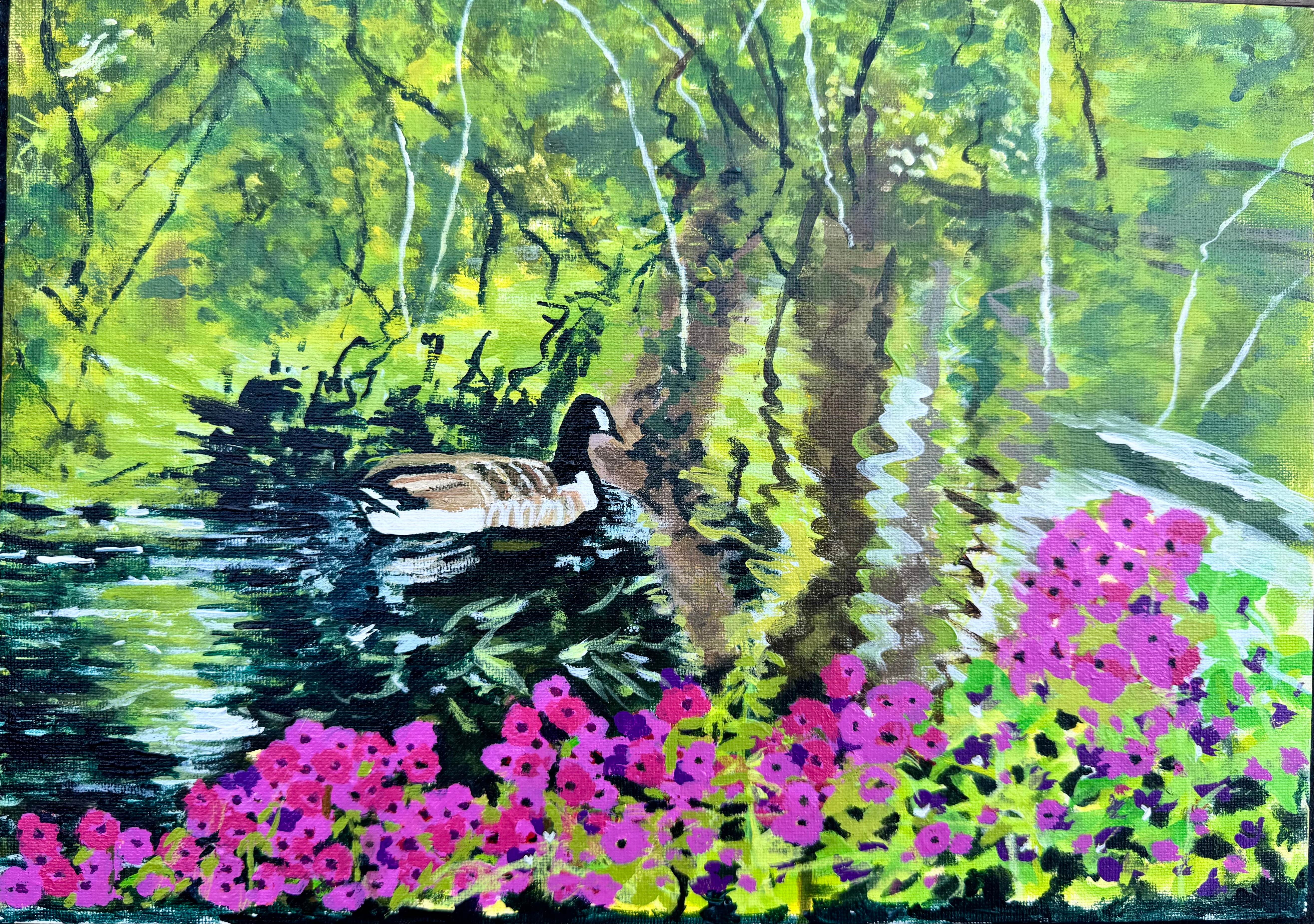 Goose on the Pond, 2024